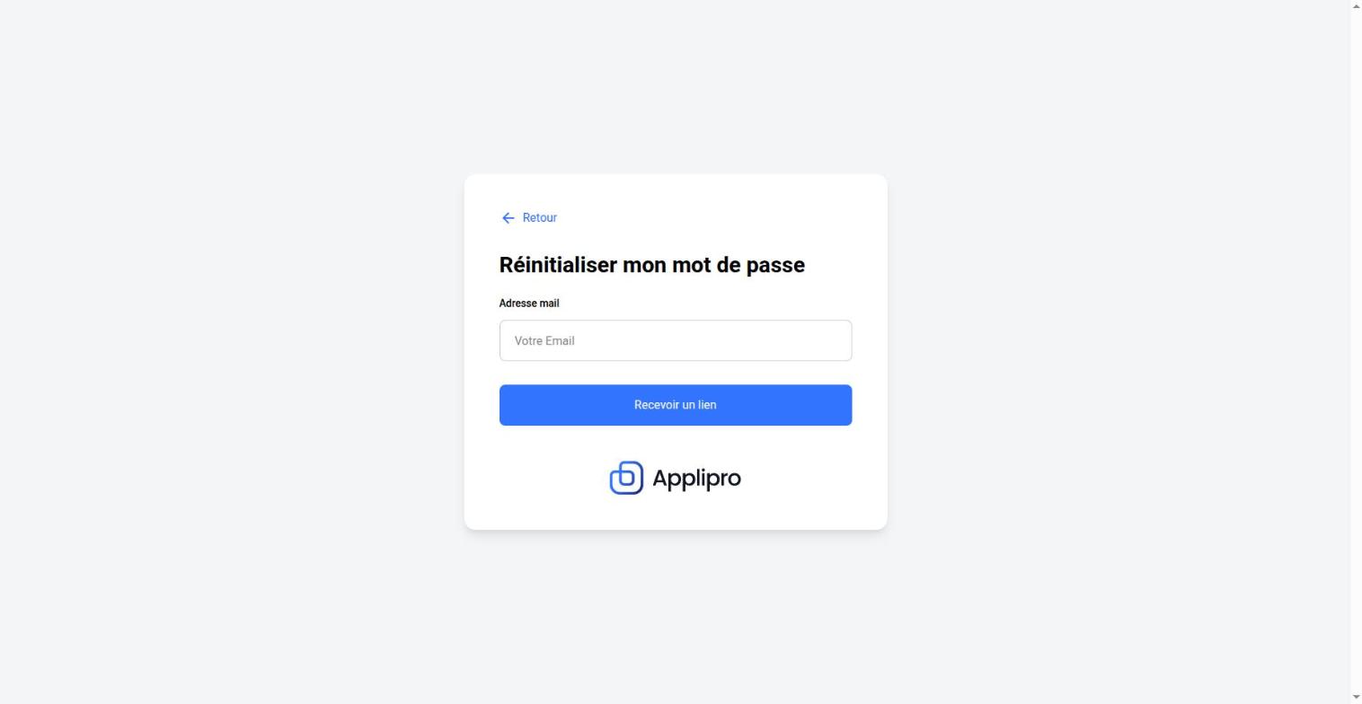 Réinitialiser mon mot de passe