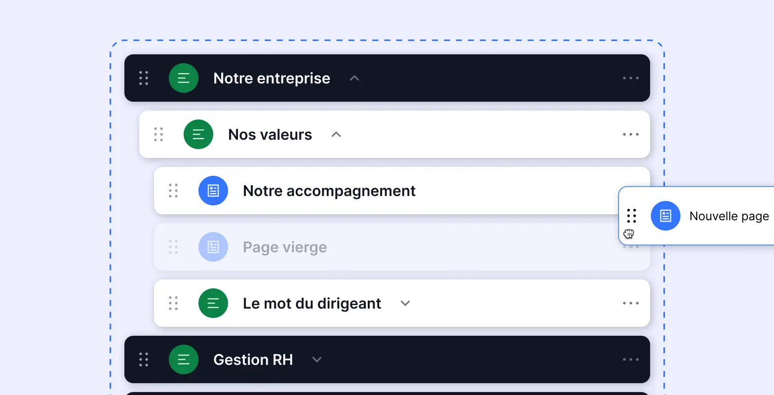 Configuration du back-office Applipro — intégration des contenus RH