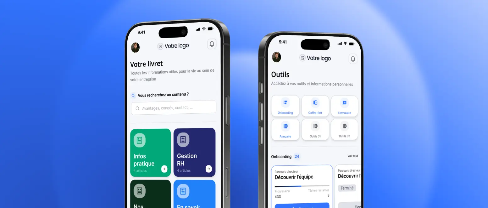 Aperçu de l'application Applipro sur mobile